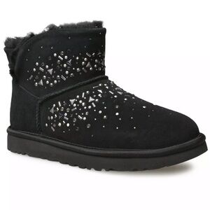 UGG ✖️🖤 Black | Galaxy Bling | Mini Boots ❄️ 7